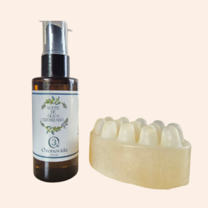 Aceite de Oliva Ozonizado 50 ml + Jabón con aceite de oliva Ozonizado de regalo
