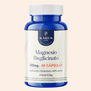 Bisglicinato de Magnesio 500 Mg 60 Cápsulas